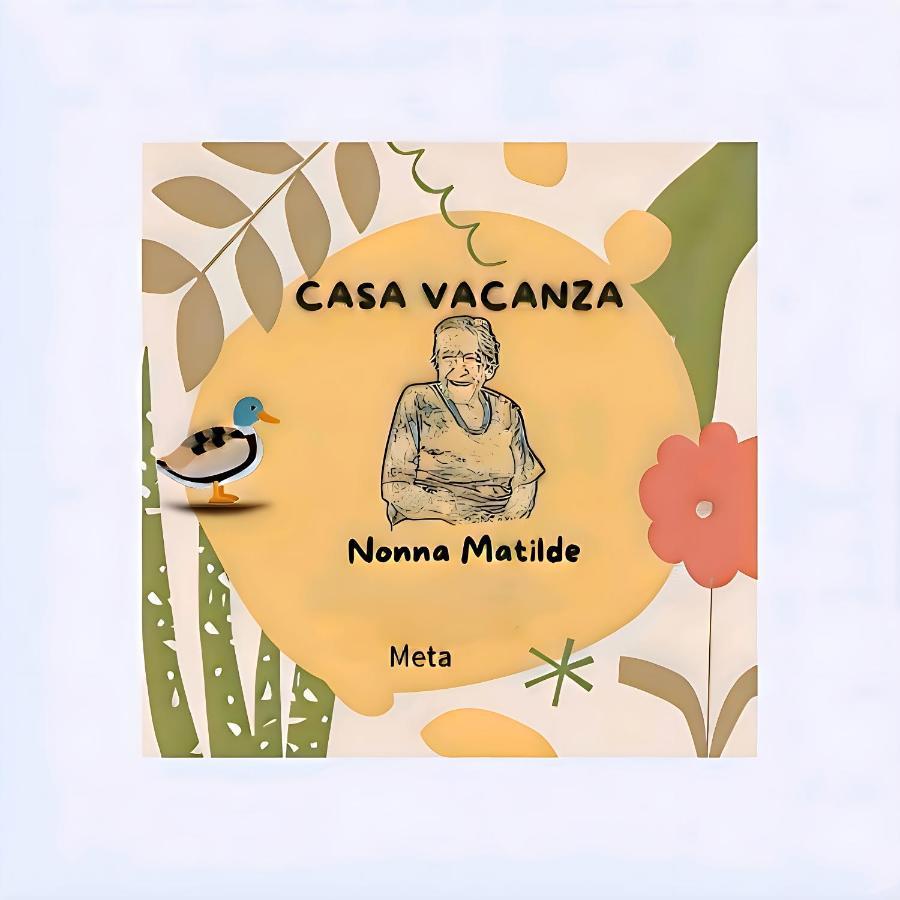 Casa Vacanza "Nonna Matilde" A Meta Di Sorrento, 600Mt Dal Mare, Casa Per 4 Ngoại thất bức ảnh